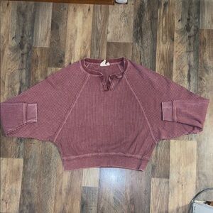 White Crow cropped dolman thermal size Small from Buckle